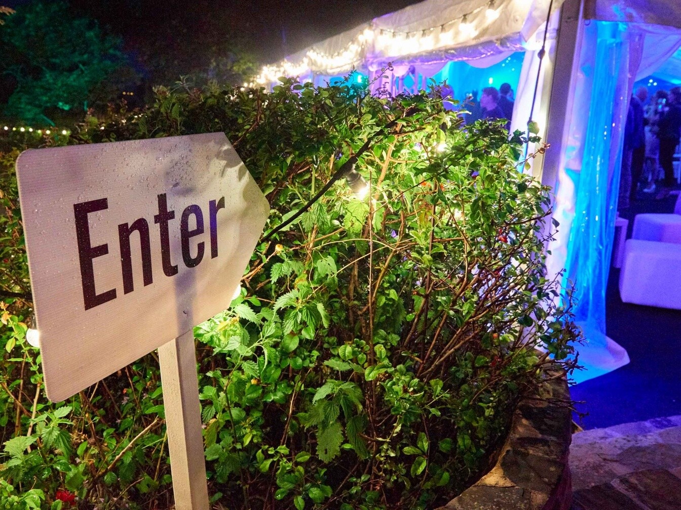 Stephen and Debbie's 50th_Enter Sign