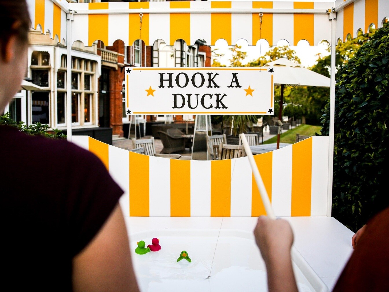 Hook A Duck Sidestall Hire London Surrey CS Woodlands