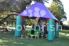 21x21ft Inflatable Shelter | £750+vat. Made by Air Inflatables. Fan incuded. RPII tested. Good condition. inflatable shelter watermarked